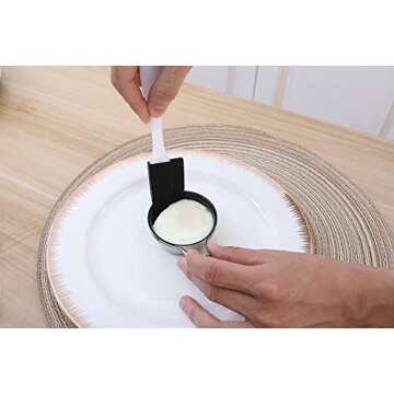 Egg Poacher Pan - Stainless Steel Poached Egg Cooker – Perfect Poached Egg Maker – Induction Cooktop Egg Poachers Cookware Set with 6 Nonstick Large PFOA FREE Egg Poacher Cups and Silicone Spatula