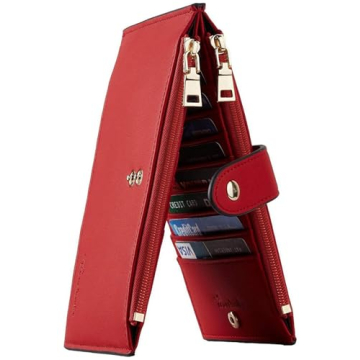 Travelambo Slim RFID Blocking Leather Wallet for Women - Elegant & Secure