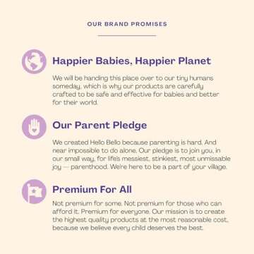 Hello Bello Nighttime Bubble Bath, Gentle Hypoallergenic Formula for Babies and Kids, Vegan and Cruelty-Free, Sleep Sweet Scented, 10 fl oz