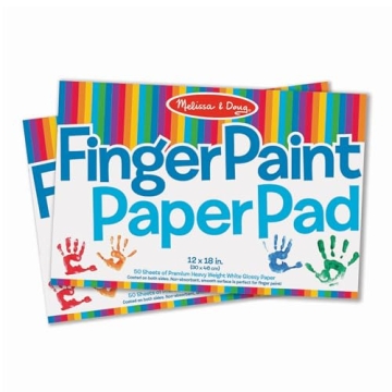 Melissa Doug Finger Paint Paper Pad 2-Pack FSC Certified