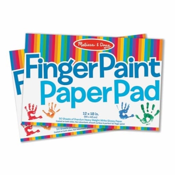 Melissa Doug Finger Paint Paper Pad 2-Pack FSC Certified