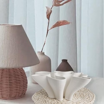 Elegant White Ceramic Vase for Home and Gifting