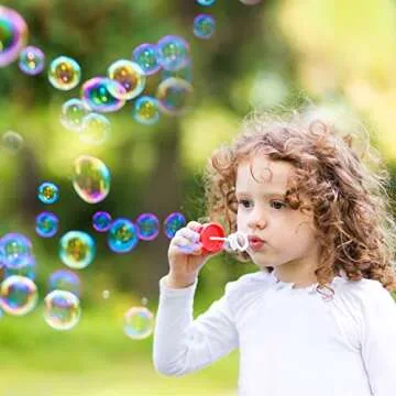 JOYIN 12 Easter Egg Bubble Wands for Kids Fun