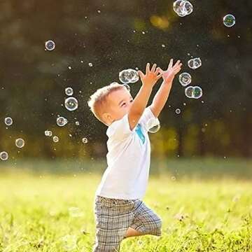 JOYIN 12 Easter Egg Bubble Wands for Kids Fun