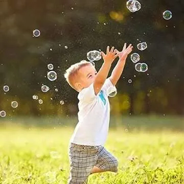 JOYIN 12 Easter Egg Bubble Wands for Kids Fun