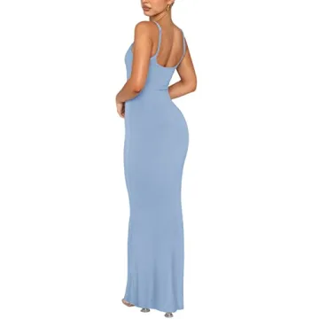 Chic and Comfortable Bodycon Maxi Dress in Various Colors