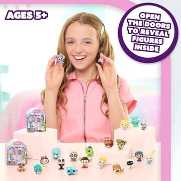 Disney Doorables Series 10 Mini-Peek 2-Pack Set, Collectible Blind Bag Figures for Kids by Just Play