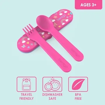 Bentgo Kids Utensil Set for School and Travel - BPA-Free
