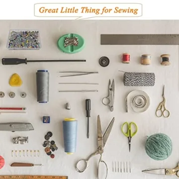 Urmspst 250PCS Colored Glass Head Sewing Pins