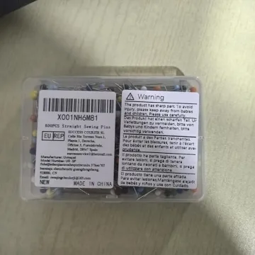 Urmspst 250PCS Colored Glass Head Sewing Pins