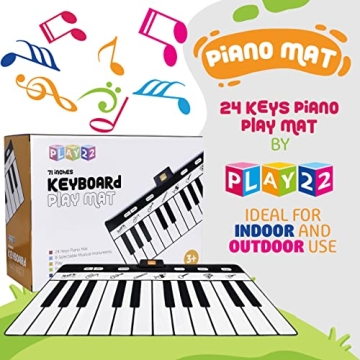 Play22 Floor Piano Mat Fun for Kids with 24 Keys