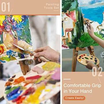 TiMOVO 11-Pc Palette Knives Set for Creative Artists