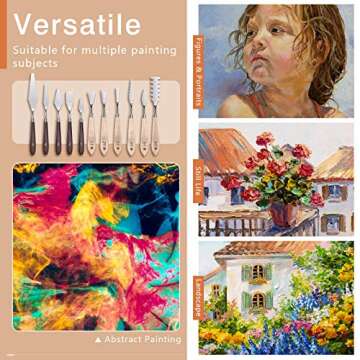 TiMOVO 11-Pc Palette Knives Set for Creative Artists