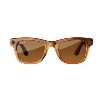 Meta Ray-Ban Smart Glasses - Polarized Brown Style