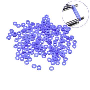 1000pcs/bag Dental Orthodontic Separator Bulk Pack Elastic Orthodontic Separate Ties