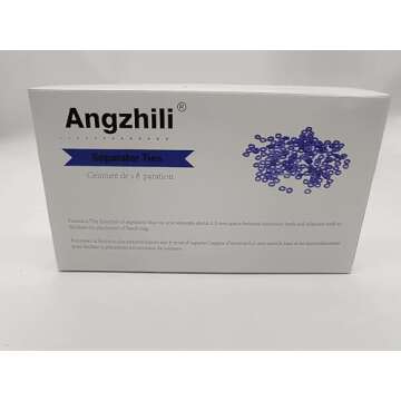 1000pcs/bag Dental Orthodontic Separator Bulk Pack Elastic Orthodontic Separate Ties