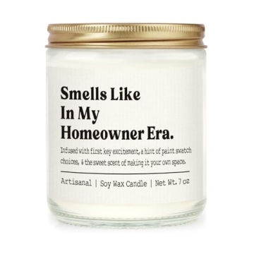 Shqiueos Housewarming Gifts New House/Home Candle Lavender Scented, Funny House Warming Gifts 2024, ...