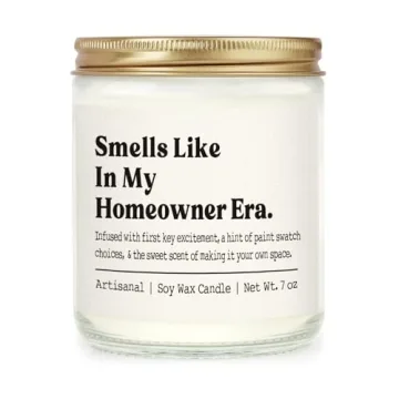Shqiueos Housewarming Gifts New House/Home Candle Lavender Scented, Funny House Warming Gifts 2024, ...