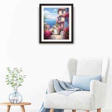 Natuyalo Town Scenery Paint by Numbers for Adults