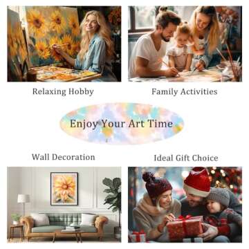 Natuyalo Town Scenery Paint by Numbers for Adults