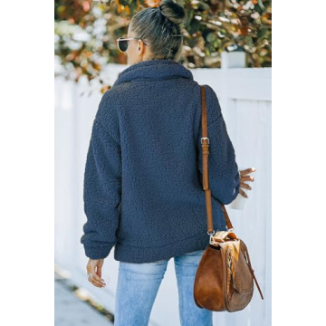 Stylish PRETTYGARDEN Sherpa Fleece Jacket for Women