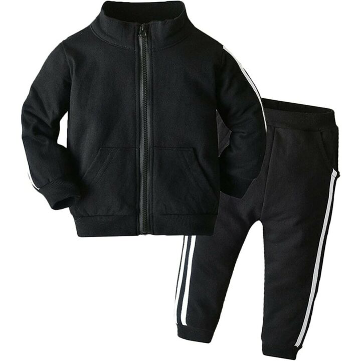Toddler Sports Clothing Set - Zip Up Outfit 12M-5Y