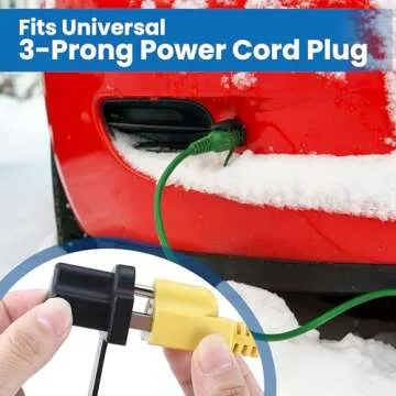Feekoon 3 Prong Plug Protector for Engine Block Heater