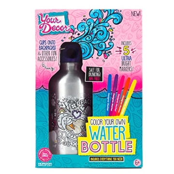 Color Your Own Water Bottle - Customizable Gift for Kids