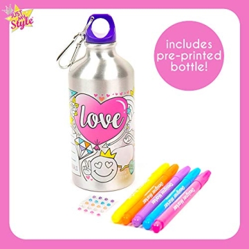 Color Your Own Water Bottle - Customizable Gift for Kids