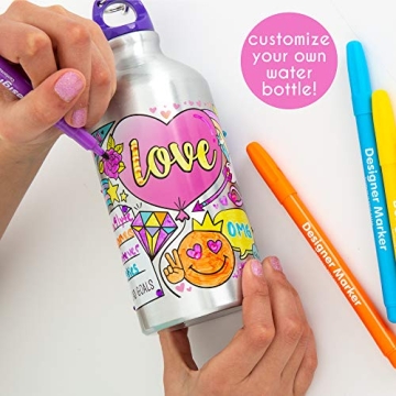 Color Your Own Water Bottle - Customizable Gift for Kids