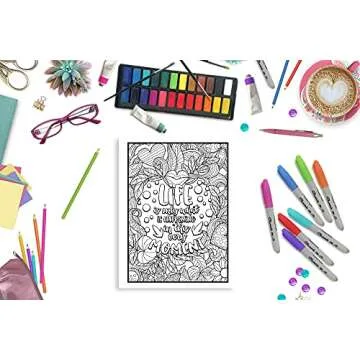 Mindfulness Coloring Book for Teens & Adults