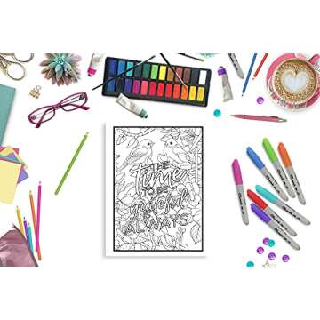 Mindfulness Coloring Book for Teens & Adults
