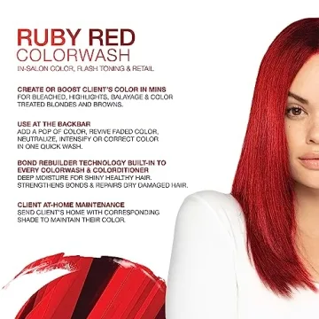 Gem Lites Ruby Red Colorwash, Vibrant Hair Care Shampoo