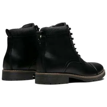 Vostey Mens Boots Motorcycle Casual Boots for Men Waterproof Chukka Boots Mens