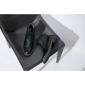 Vostey Mens Boots Motorcycle Casual Boots for Men Waterproof Chukka Boots Mens