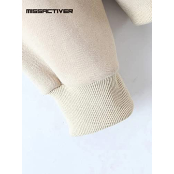 MISSACTIVER Vintage Oversized Zip Up Hoodie for Women