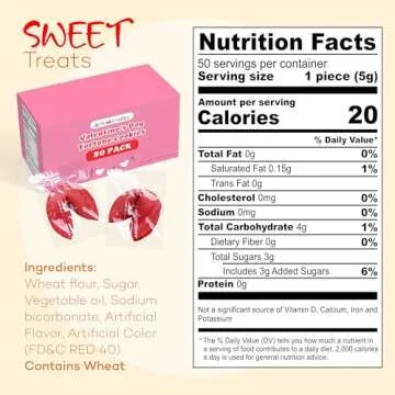 Charming Valentine Fortune Cookies - 50 Sweet Treats