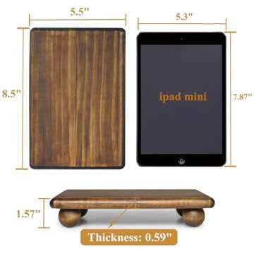 Sopicoz Wood Riser – Versatile Wooden Display Stand for Home Decor