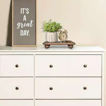 Sopicoz Wood Riser for Kitchen and Bathroom Decor