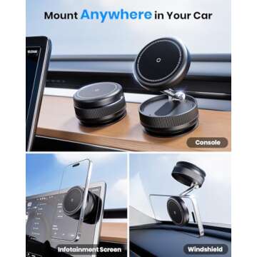 2026 Upgraded 360° Vacuum Magnetic Car Phone Holder for Magsafe
