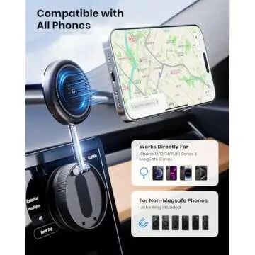 Ultimate 360° Vacuum Magnetic Car Phone Holder for All