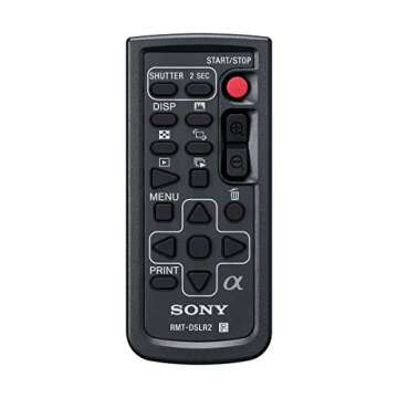 Sony RMTDSLR2 Wireless Remote for Alpha & NEX, (Black)
