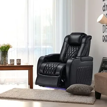 Weilianda Leather Recliner: Comfort & Functionality for Home Theaters