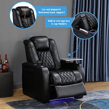 Weilianda Leather Recliner: Comfort & Functionality for Home Theaters