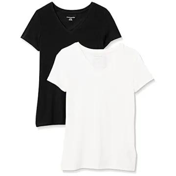 Classic-Fit Women's V-Neck T-Shirt Pack of 2