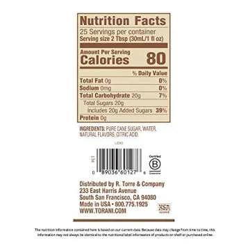 Torani Puremade Syrup, Vanilla, 25.4 Ounces