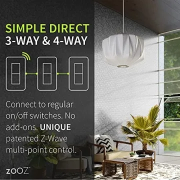 Zooz Z-Wave Long Range On Off Switch for Smart Homes