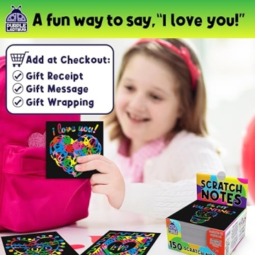 Rainbow Scratch Art Mini Notes - Gift for Kids & Teens