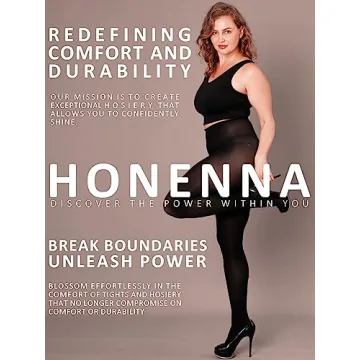 HONENNA Plus Size Lace Top Thigh High Stockings for Women