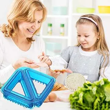 Uncrustables Sandwich Cutter and Sealer remove bread Crust make DIY sandwitch for kids, Decruster Sandwich Maker, Cut and Seal for Lunchbox
